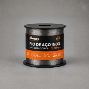 Fio de aço inox para cerca elétrica 0,70mm - Confiseg