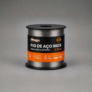 Fio de aço inox para cerca elétrica 1,2mm - Confiseg